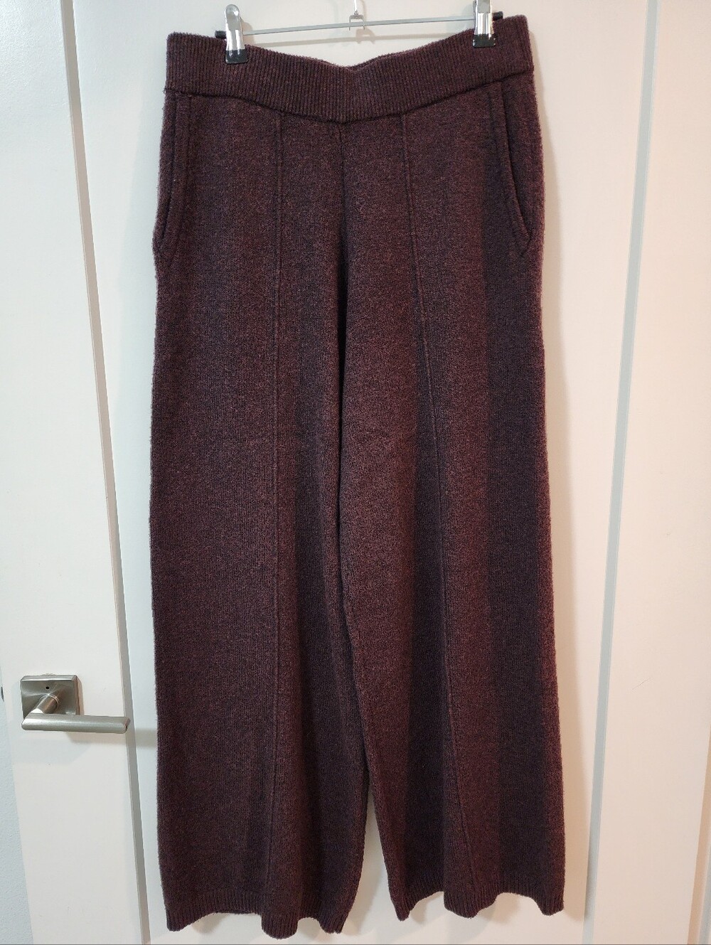 Haven Well Within SZ M Sweater Like Feel Wide-Leg Knit Pants